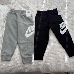 Nike Kids' Joggers in Gray and Black